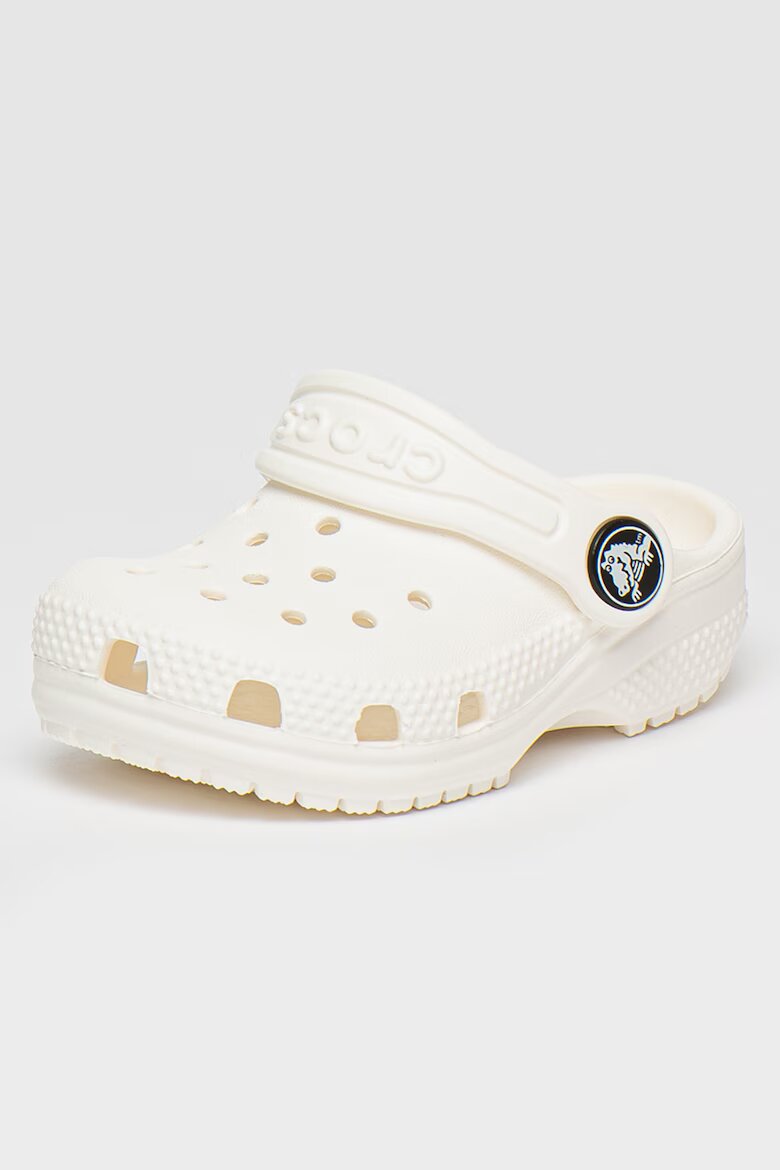 Crocs Крокс Classic с отворена пета и перфорации Бял