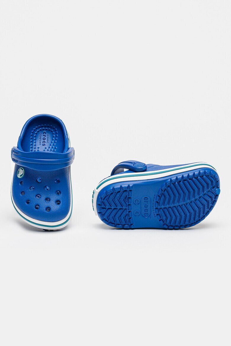 Crocs Крокс Crockband с отворена пета и равна платформа Кралско Синьо