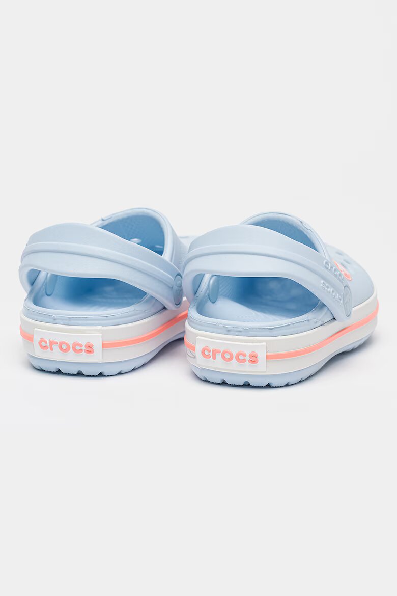 Crocs Крокс Crockband с отворена пета и равна платформа Светлосин