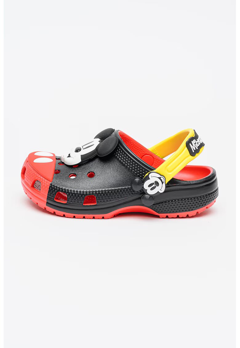 Crocs Крокс с апликация на Mickey Mouse - Червен/Черен