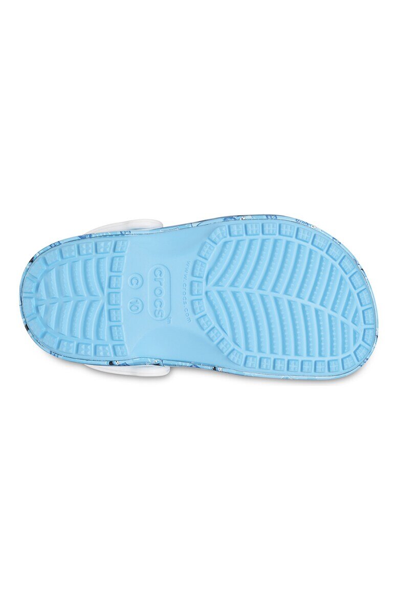Crocs Крокс с каишка на петата и апликации Оранжев/Син