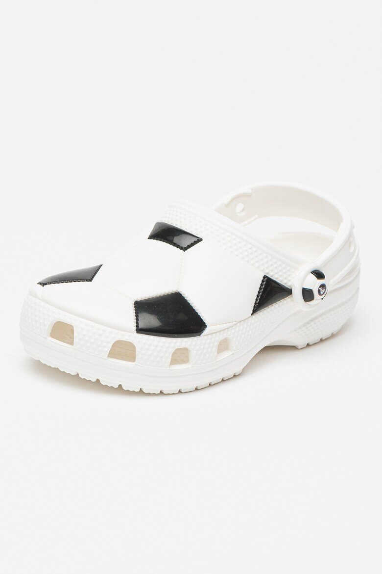 Crocs Крокс с контрасти Бял/Черен