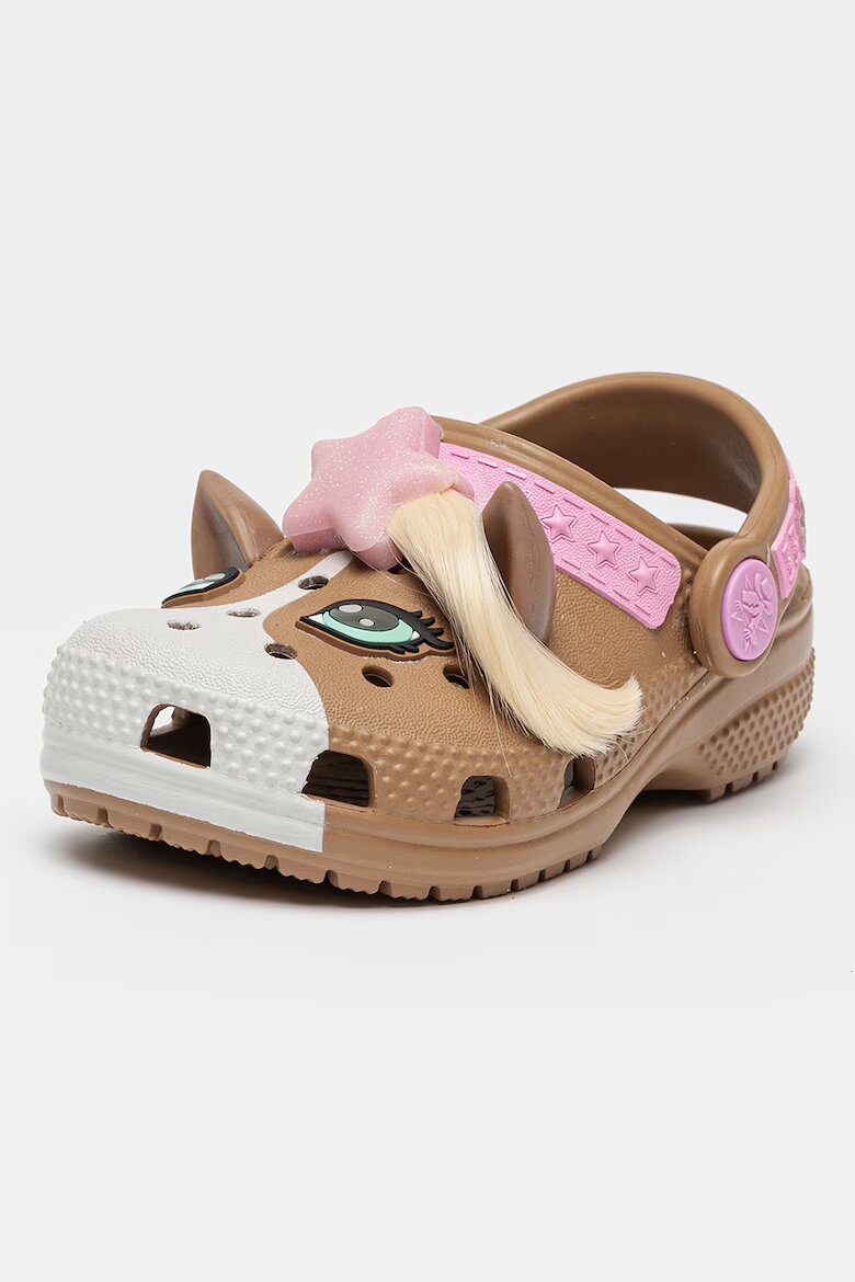 Crocs Крокс с мотиви на кон Кафяв/Розово