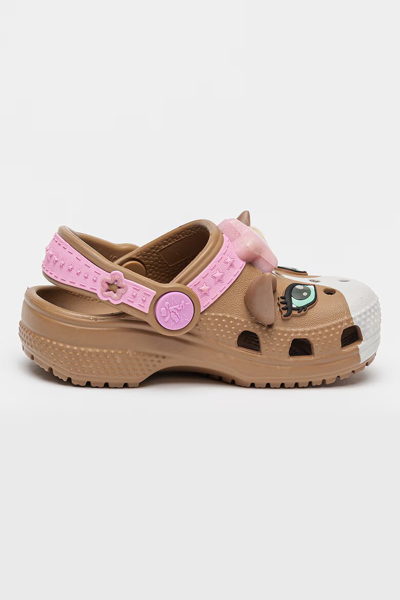 Crocs Крокс с мотиви на кон Кафяв/Розово
