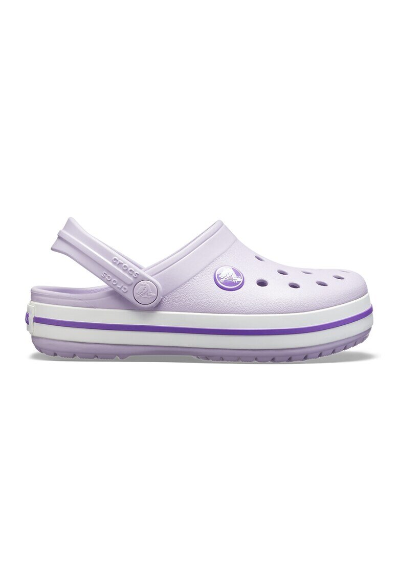 Crocs Крокс с отворена пета - Бял/Лилав