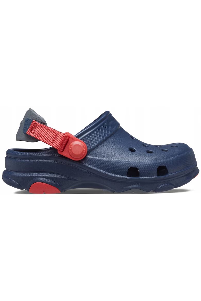 Crocs Крокс с отворена пета и перфорации Червен/Син