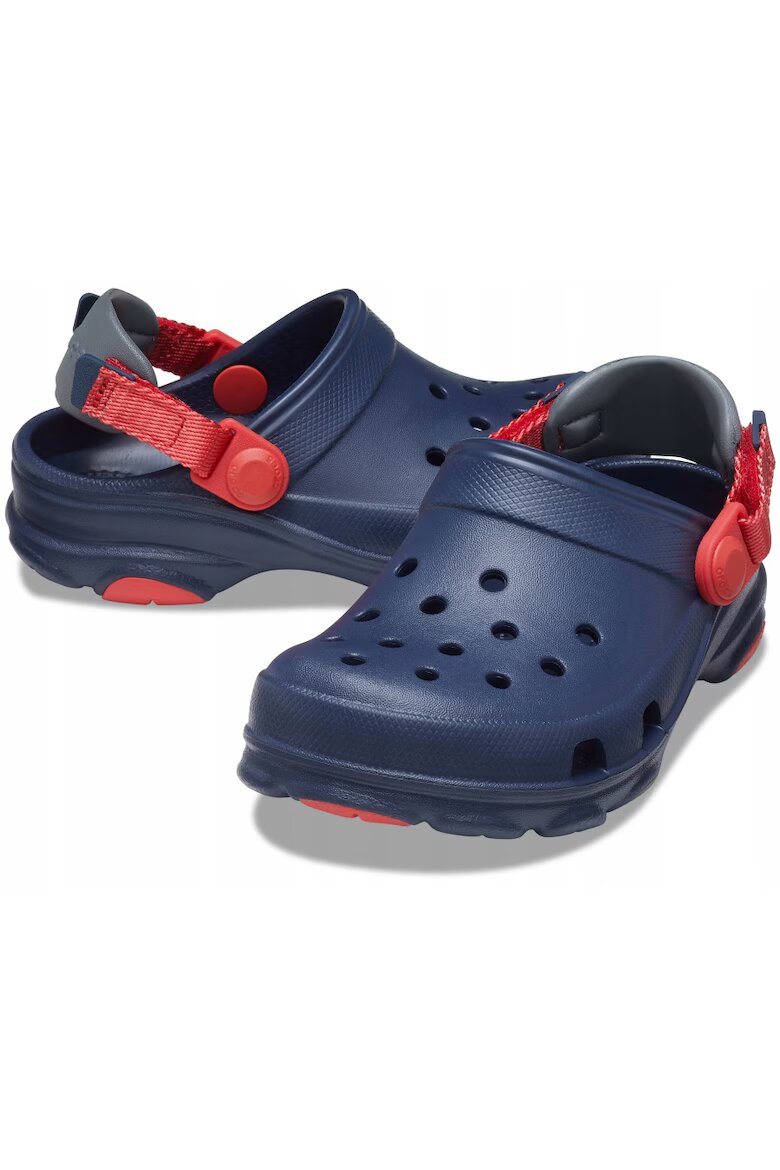Crocs Крокс с отворена пета и перфорации Червен/Син