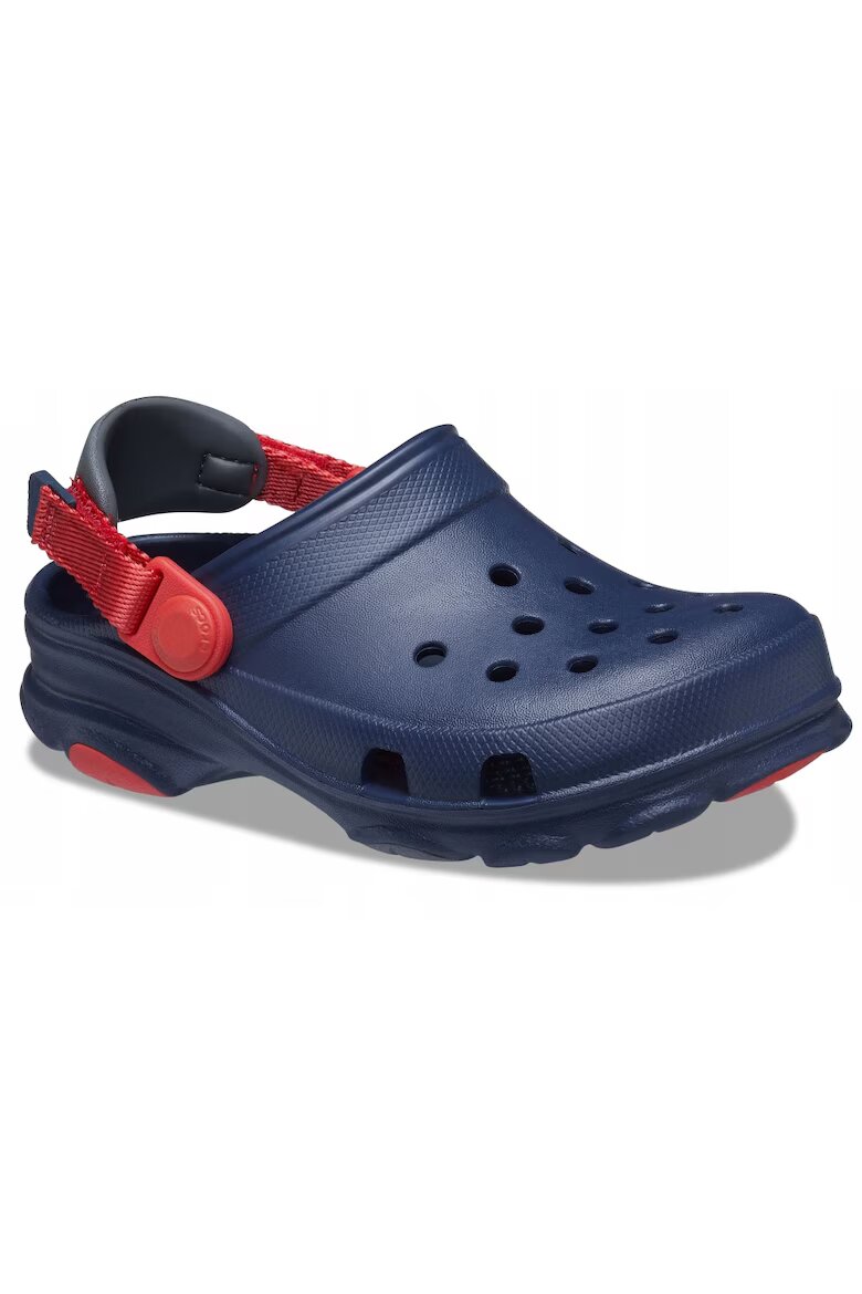 Crocs Крокс с отворена пета и перфорации Червен/Син