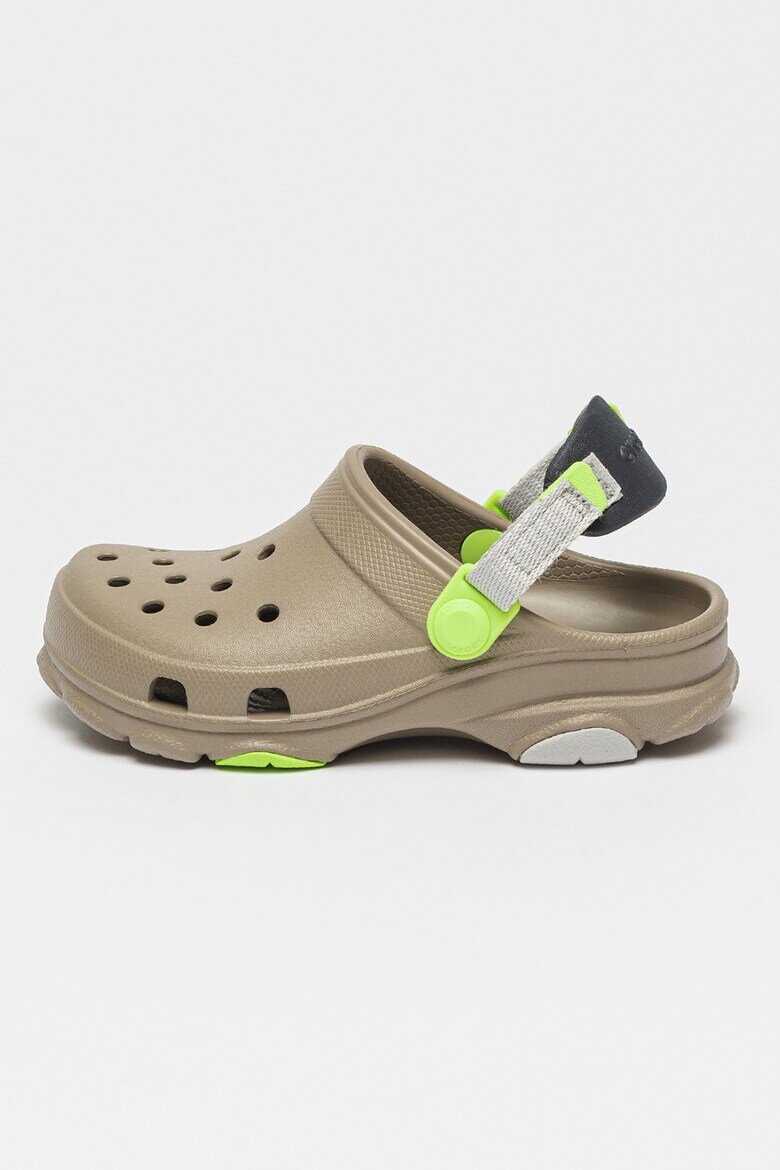 Crocs Крокс с отворена пета и перфорации Каки