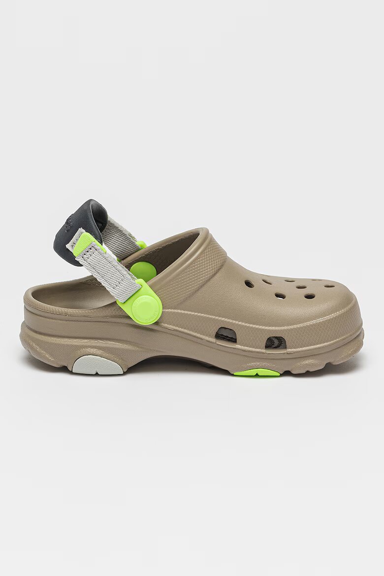 Crocs Крокс с отворена пета и перфорации Каки