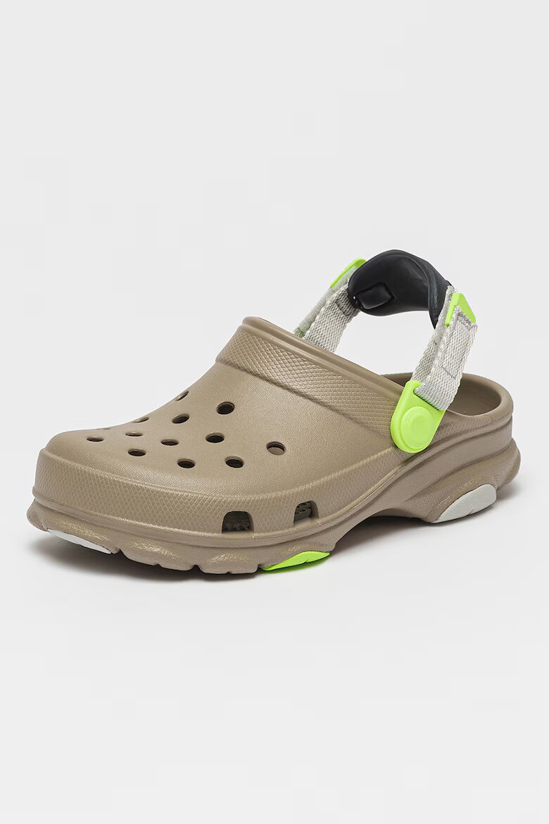 Crocs Крокс с отворена пета и перфорации Каки