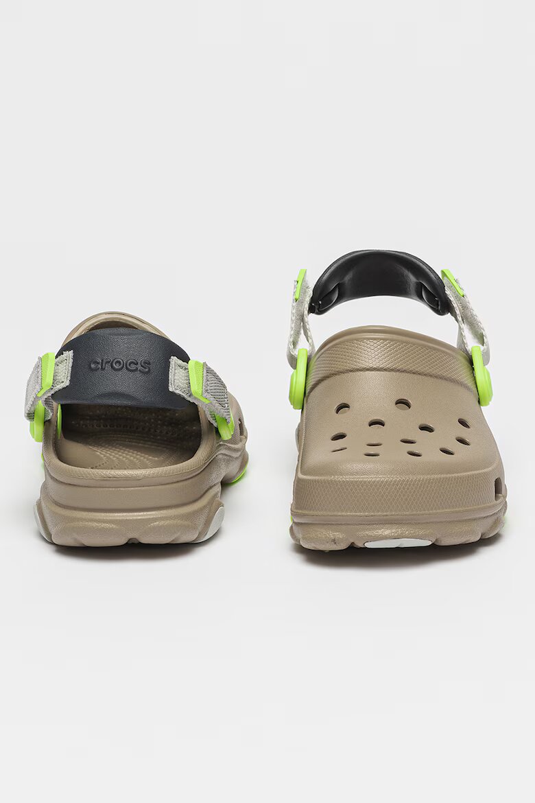 Crocs Крокс с отворена пета и перфорации Каки