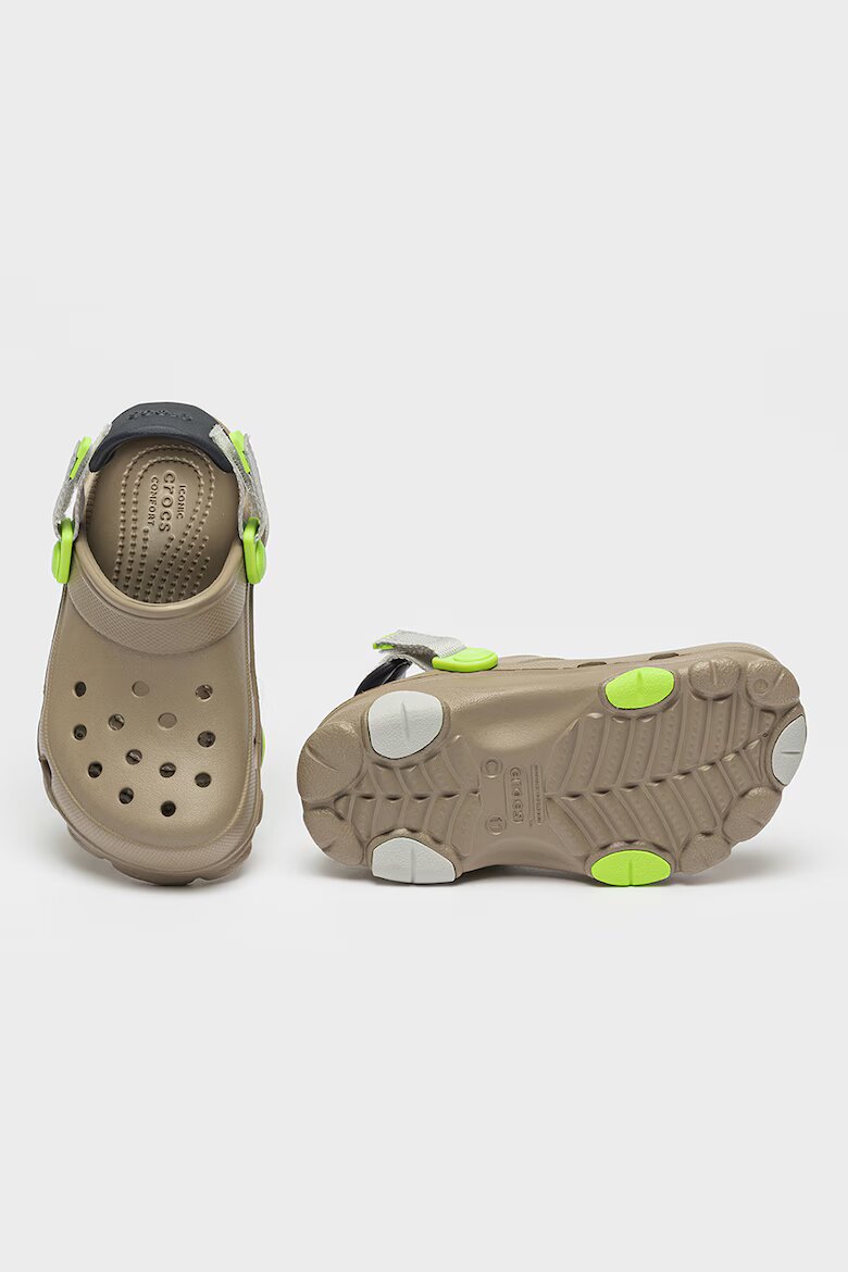 Crocs Крокс с отворена пета и перфорации Каки