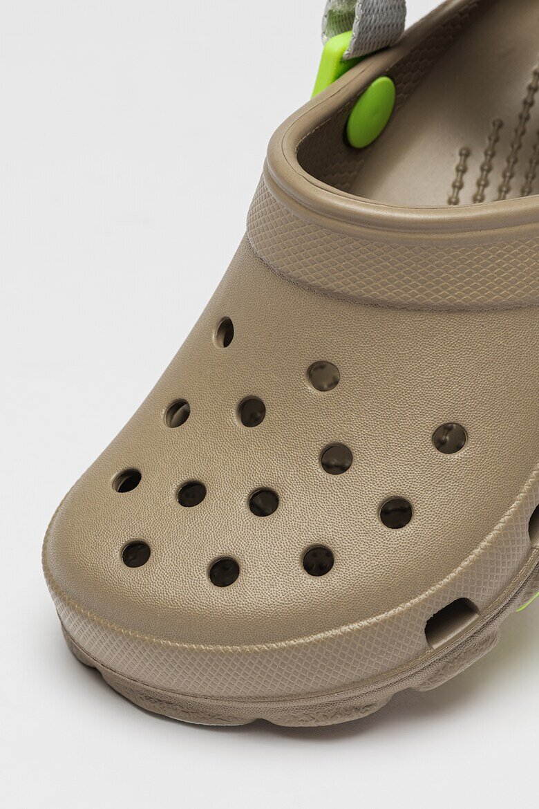 Crocs Крокс с отворена пета и перфорации Каки