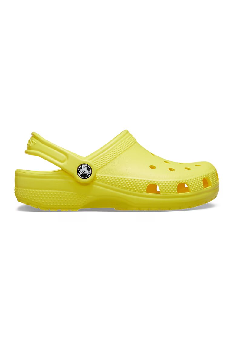 Crocs Крокс с отворена пета и перфорации - Светло жълто