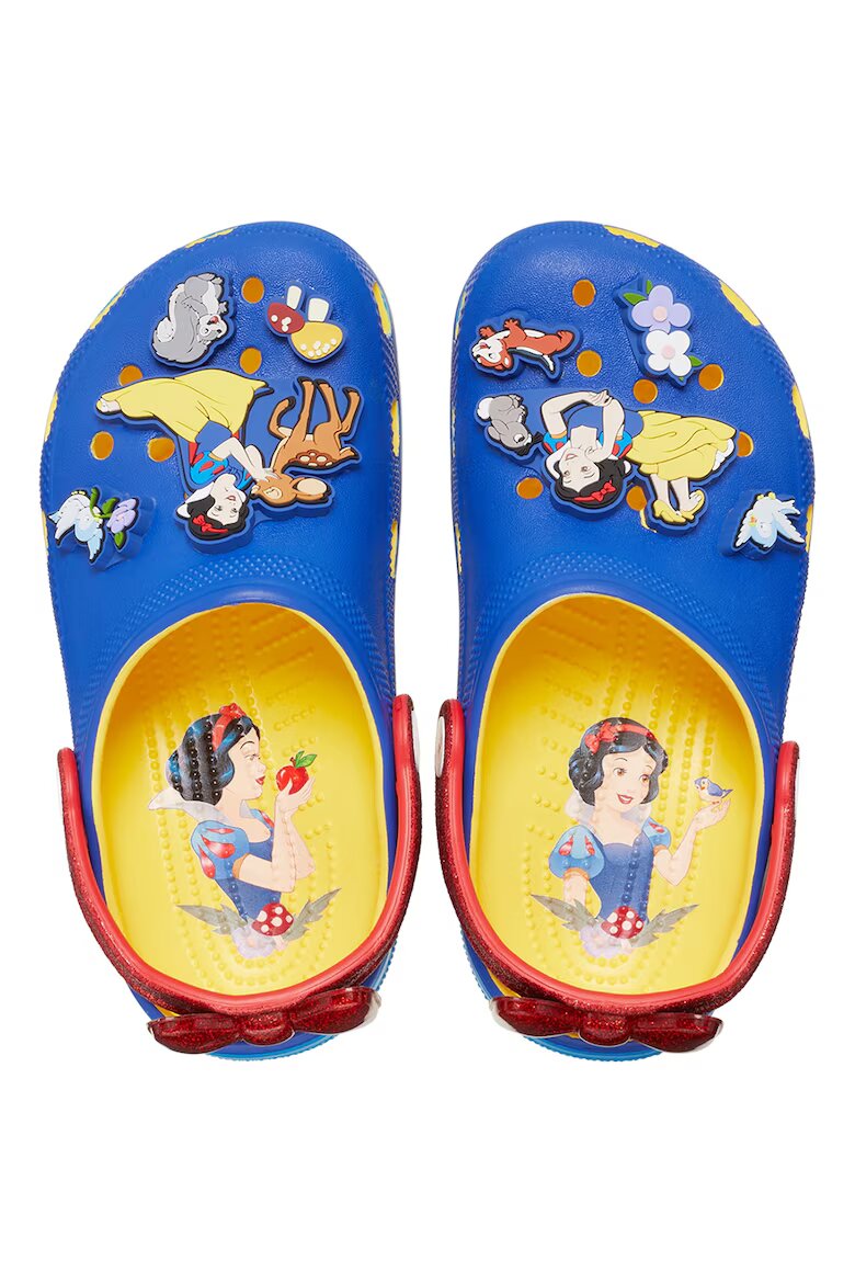 Crocs Крокс с принт на Snow White Жълт/Син