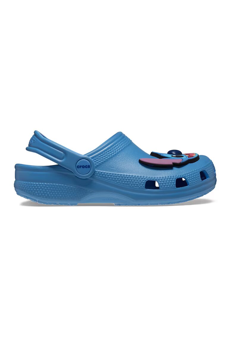 Crocs Крокс с принт на Stitch - Син