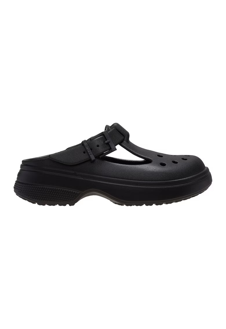 Crocs Крокс с релефно лого - Черен