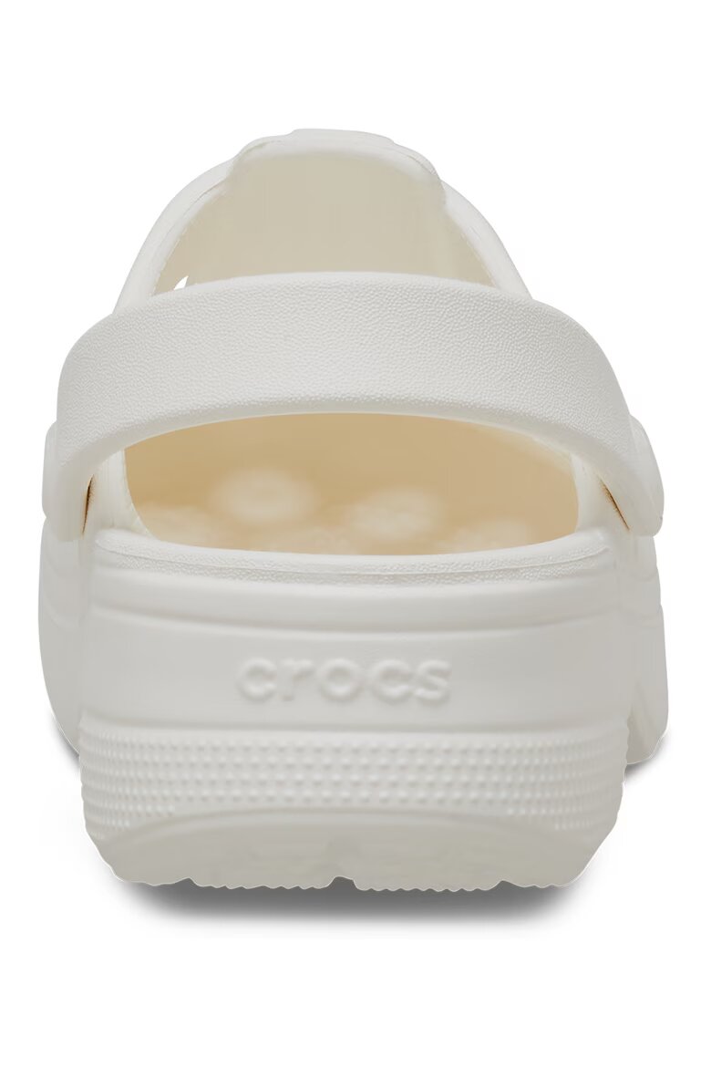 Crocs Крокс с релефно лого Мръснобял