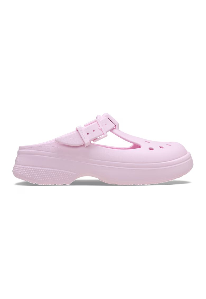 Crocs Крокс с релефно лого - Светлорозов