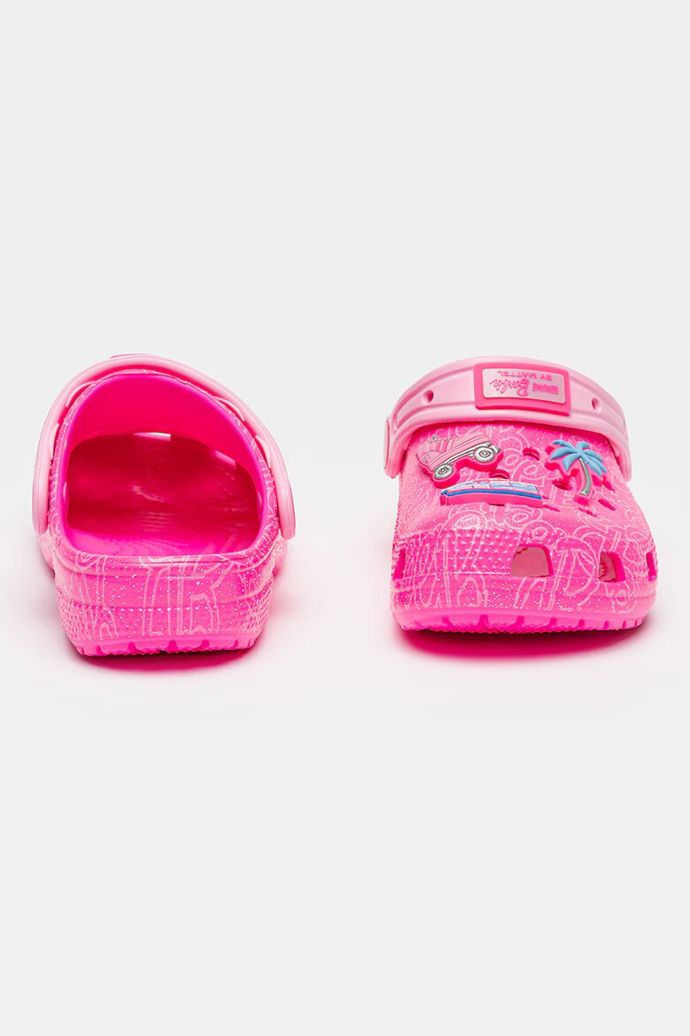 Crocs Крокс с тема Barbie Неоново розово/Сребрист