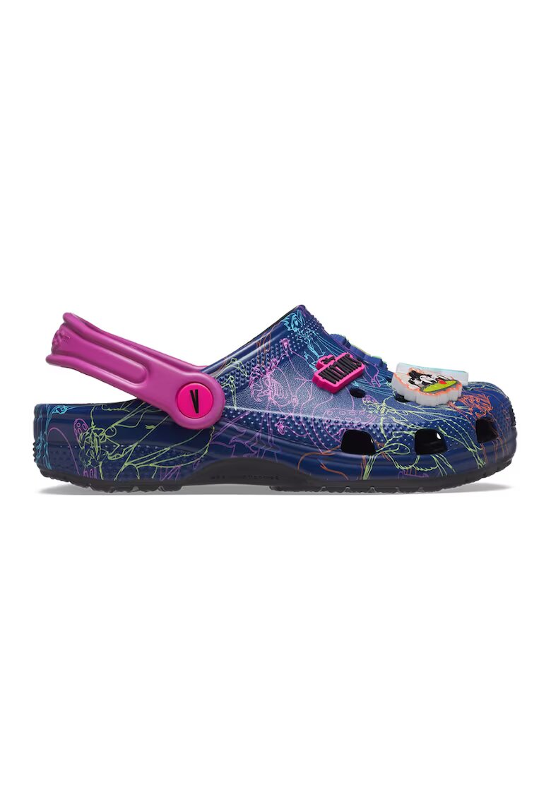 Crocs Крокс с висулки - Фуксия/Тъмносин