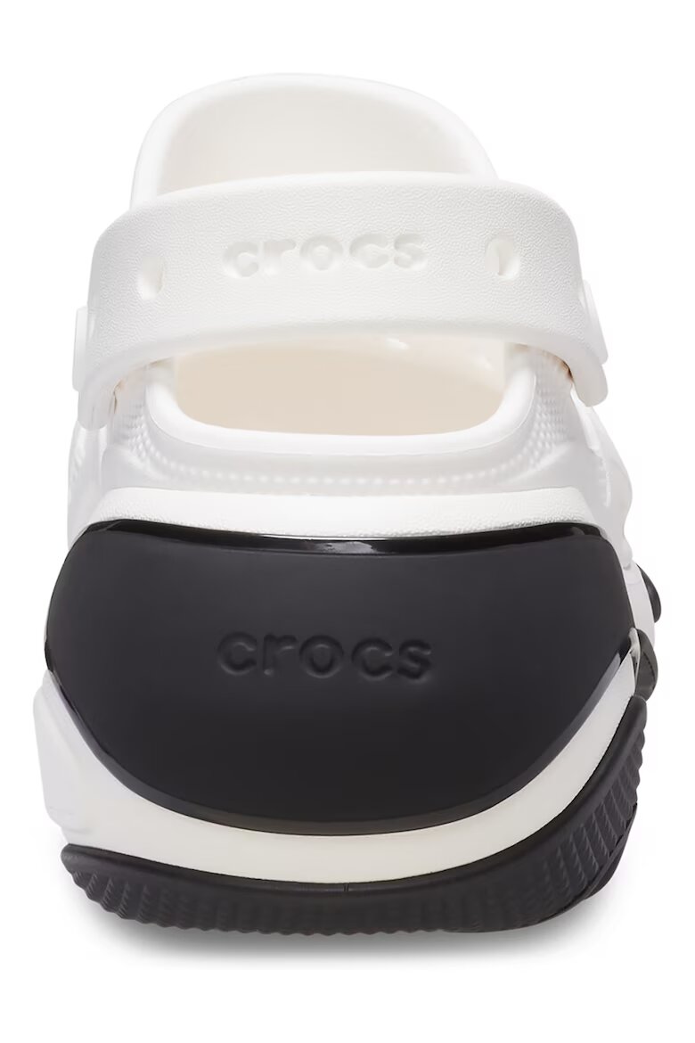 Crocs Полускосен крокс с отворена пета Бял