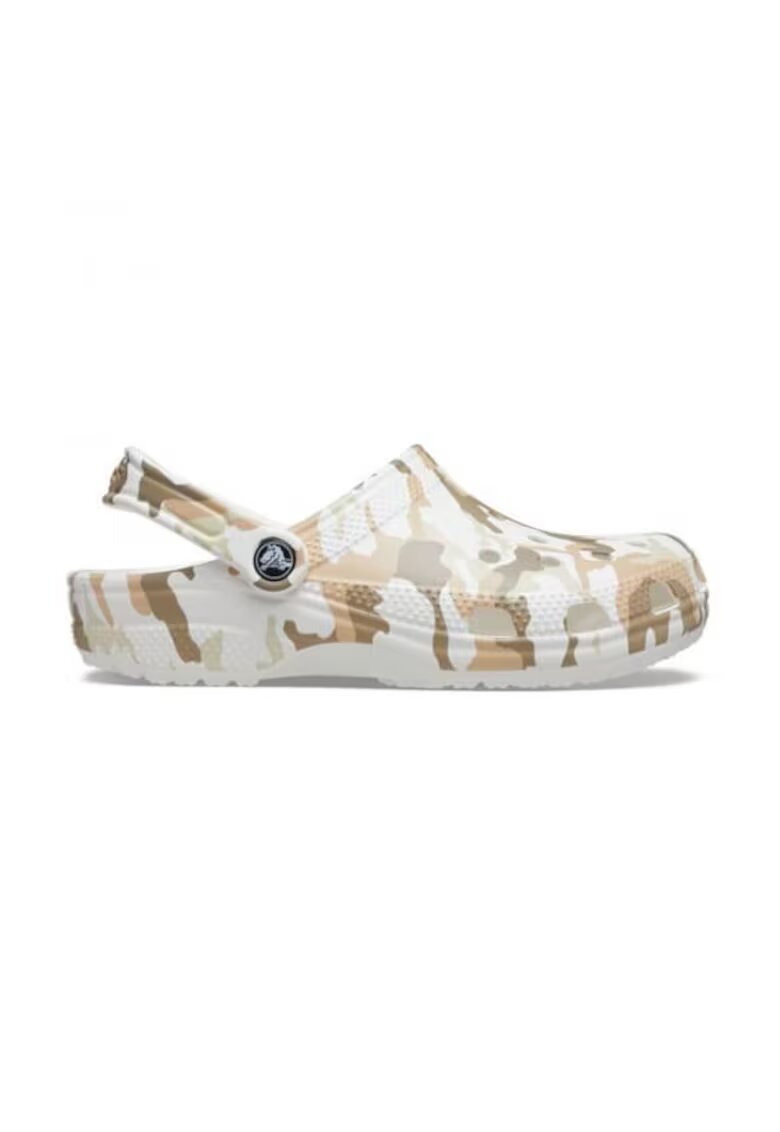 Crocs Сабо Classic Printed Camo Clog - US Alb - White/Multi - Бял