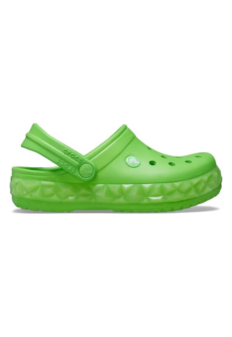 Crocs Сабо Crocband Geometric Glow In the Dark Band Clog - US Зелен - Green Slime - Зелен