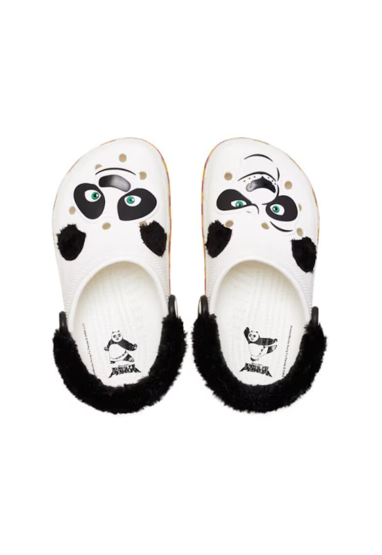 Crocs Сабо Kung Fu Panda Classic Clog Kids 34-35 EU - J3 US Бял - White