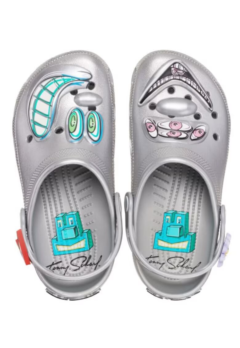 Crocs Сабо Scharf Classic Clog - Сребрист