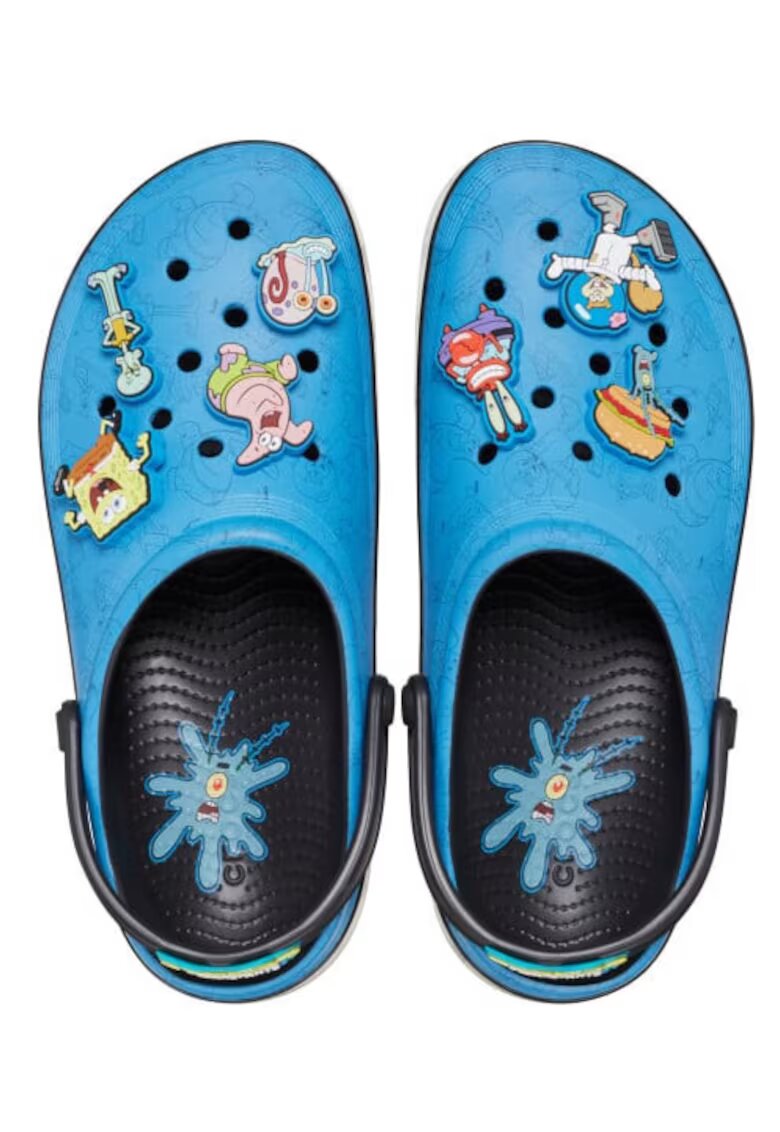 Crocs Сабо Spongebob Multi Off Court Clog - Черен