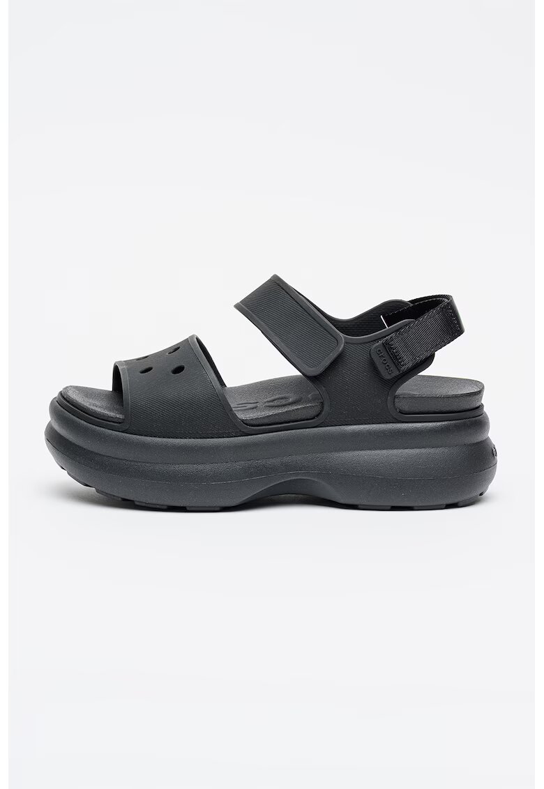Crocs Сандали Soho с равна платформа - Черен