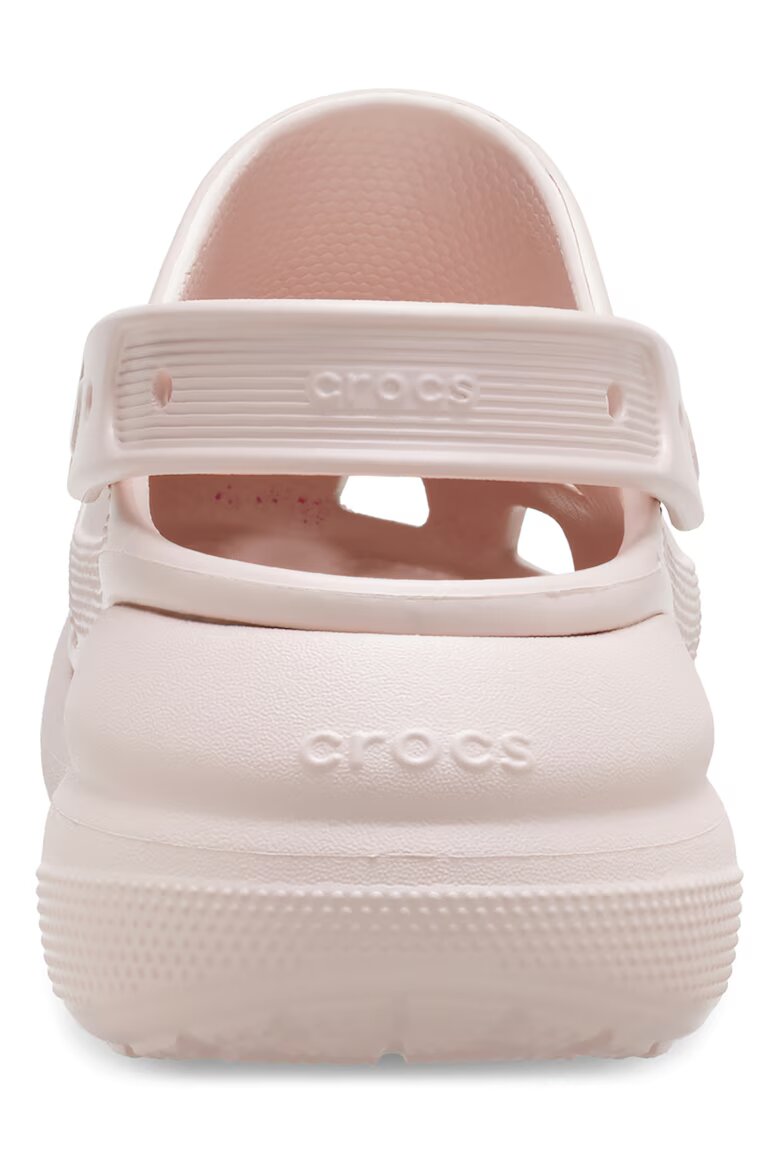 Crocs Скосен крокс Crush с каишка на петата Бледо розово