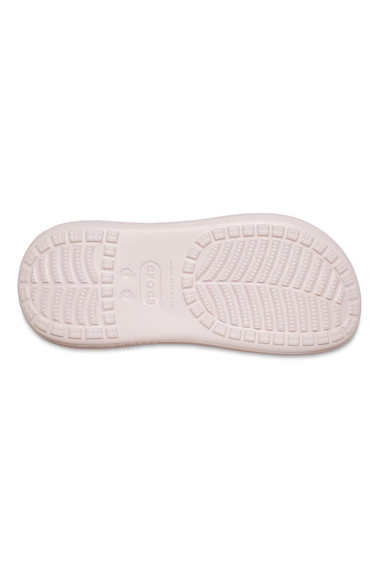 Crocs Скосен крокс Crush с каишка на петата Бледо розово