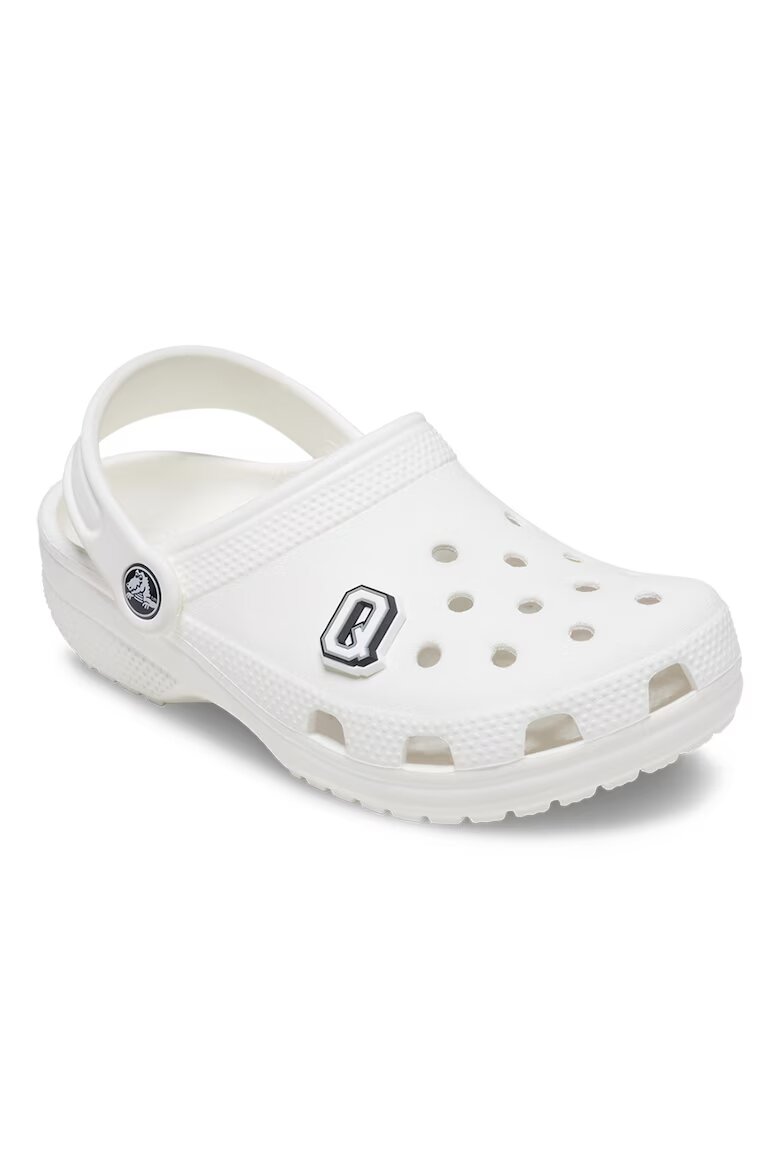 Crocs Талисман буква Jibbitz™ Черен/Бял/Сив