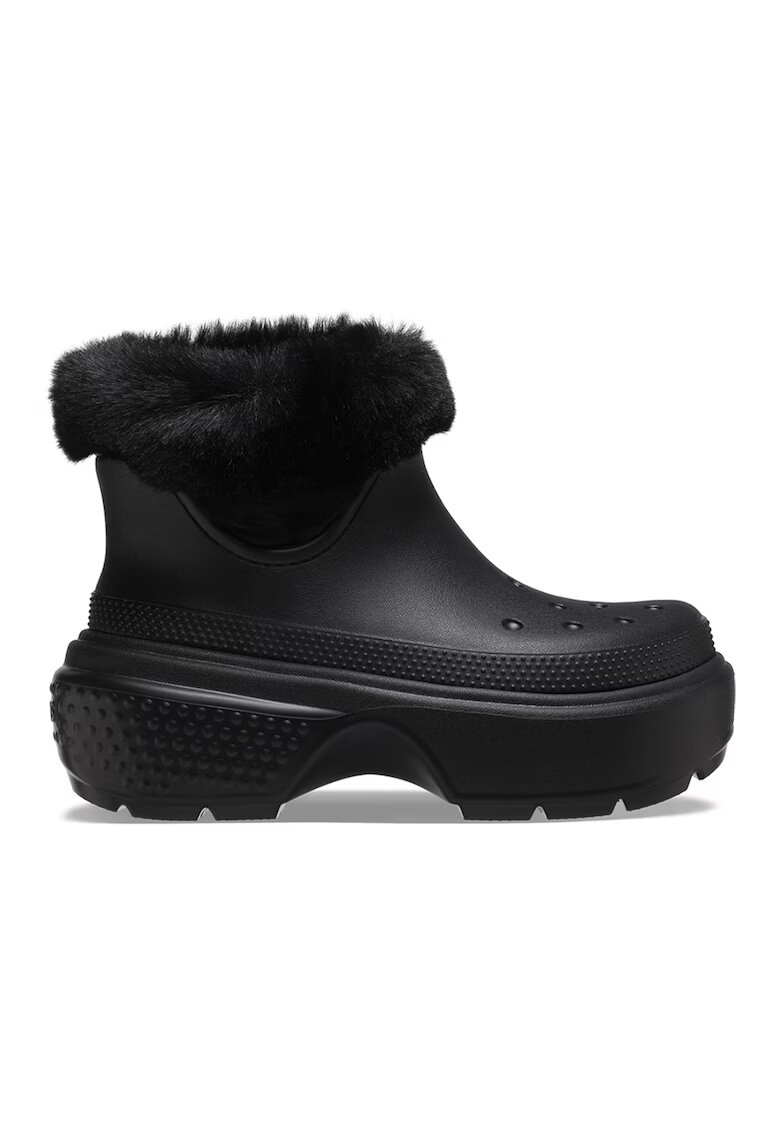 Crocs Унисекс боти с еко пух и лесно обуване