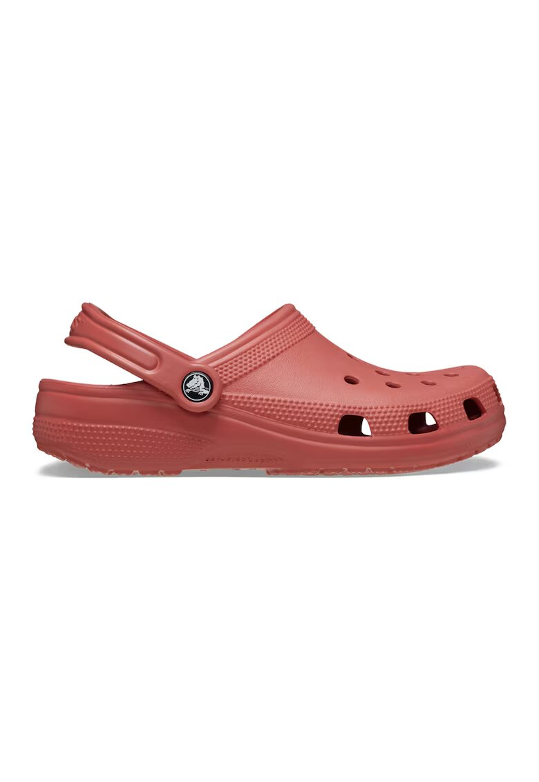 Crocs Унисекс крокс Classic с широк дизайн и отворена пета - Бледочервен