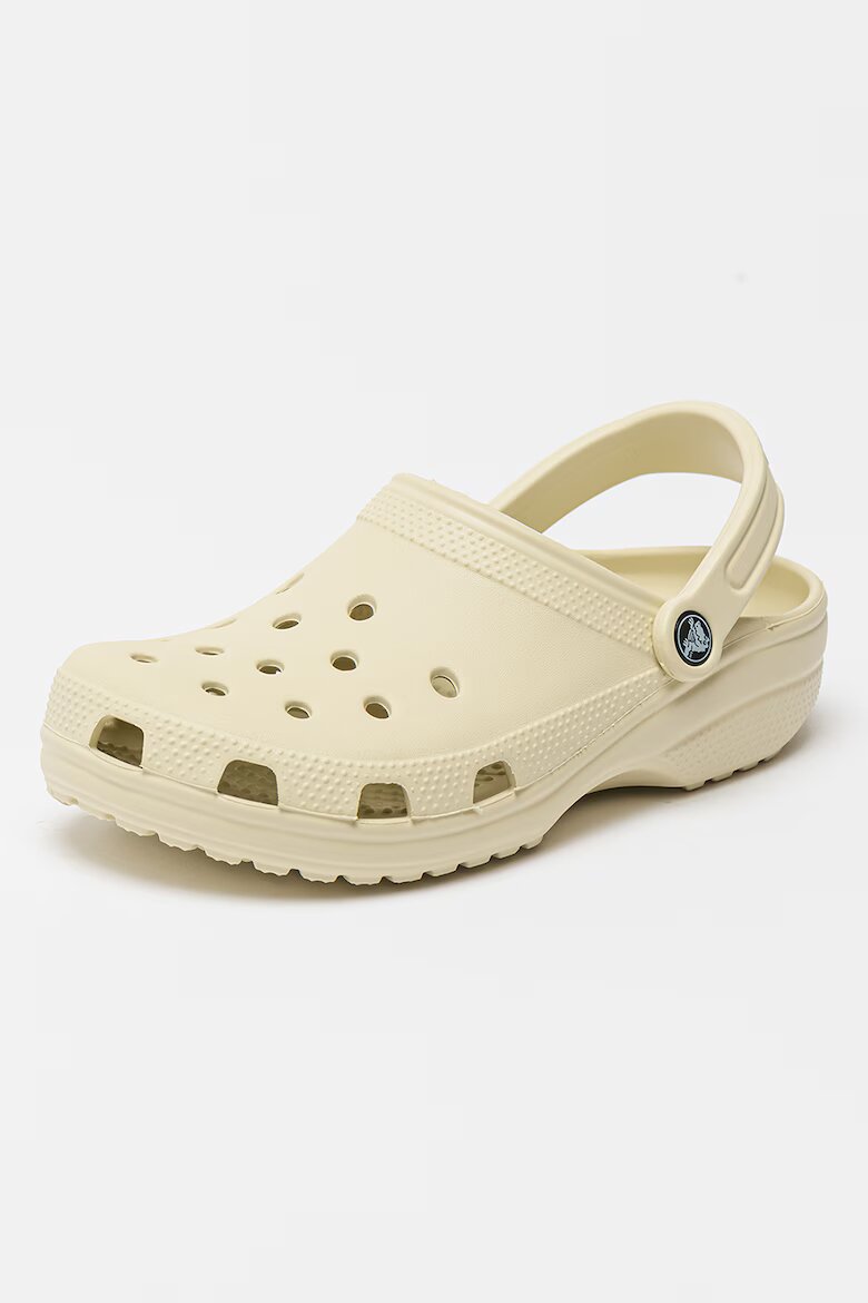 Crocs Унисекс крокс Classic с широк дизайн и отворена пета Бледозелен