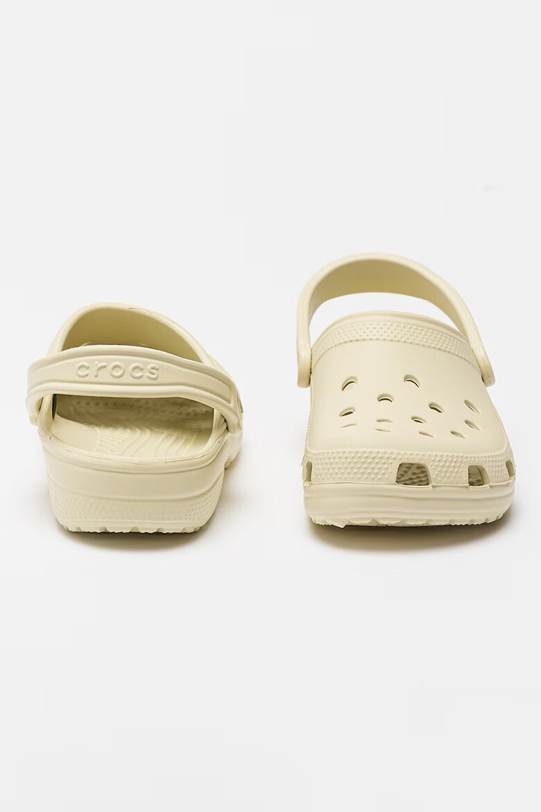 Crocs Унисекс крокс Classic с широк дизайн и отворена пета Бледозелен