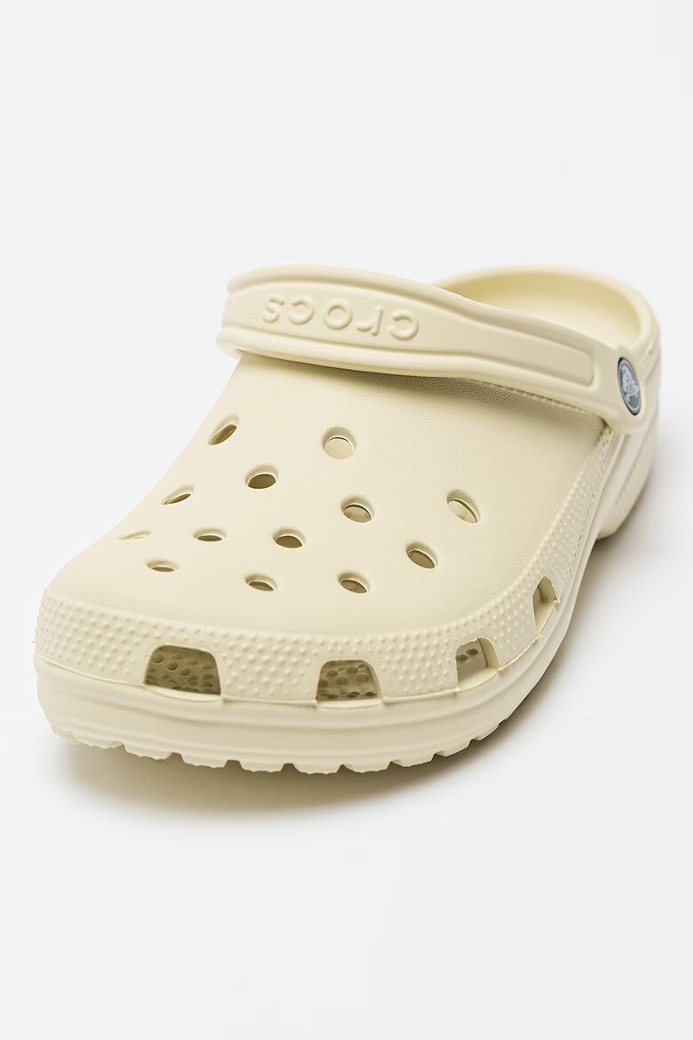 Crocs Унисекс крокс Classic с широк дизайн и отворена пета Бледозелен