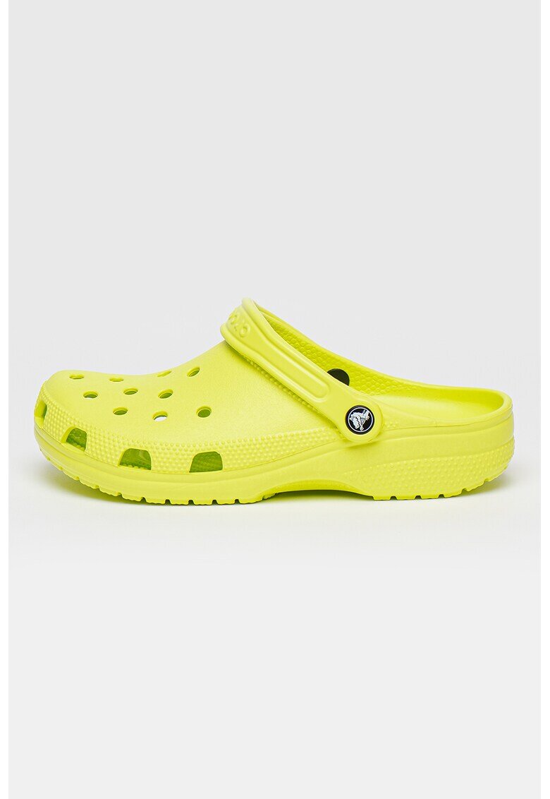 Crocs Унисекс крокс Classic с широк дизайн и отворена пета - Лайм зелено