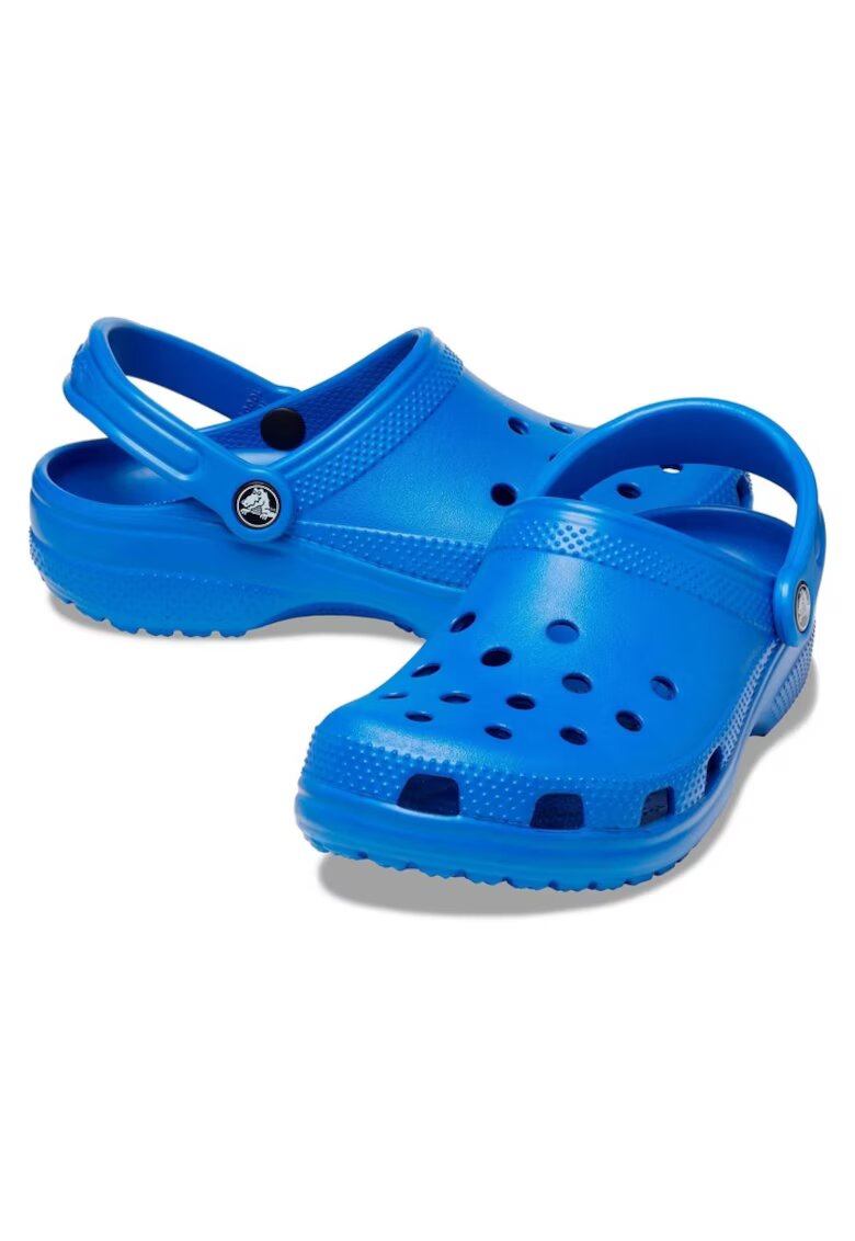 Crocs Унисекс крокс Classic с широк дизайн и отворена пета - Син