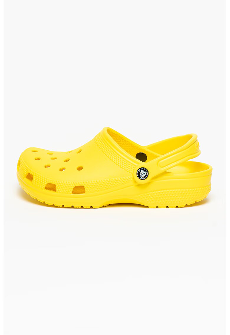 Crocs Унисекс крокс Classic с широк дизайн и отворена пета - Жълт