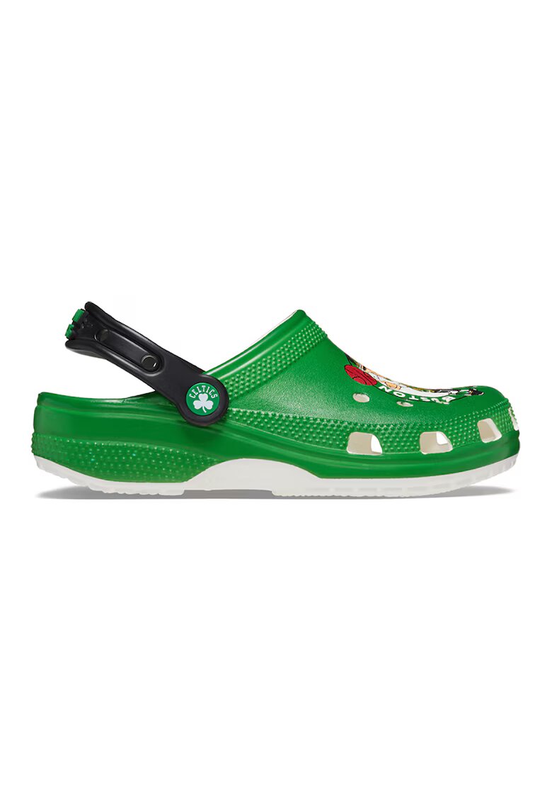 Crocs Унисекс крокс с щампа на NBA Boston Celtics - Зелен/Черен