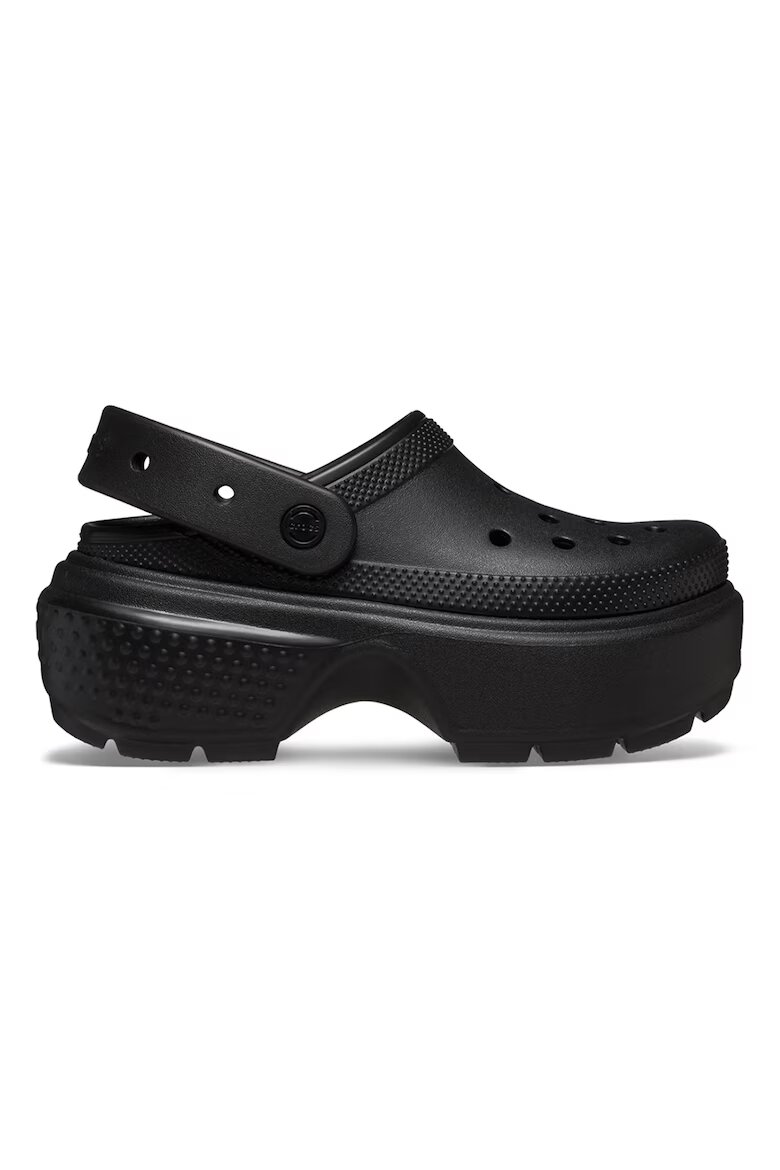 Crocs Унисекс полускосен крокс Stomp Черен