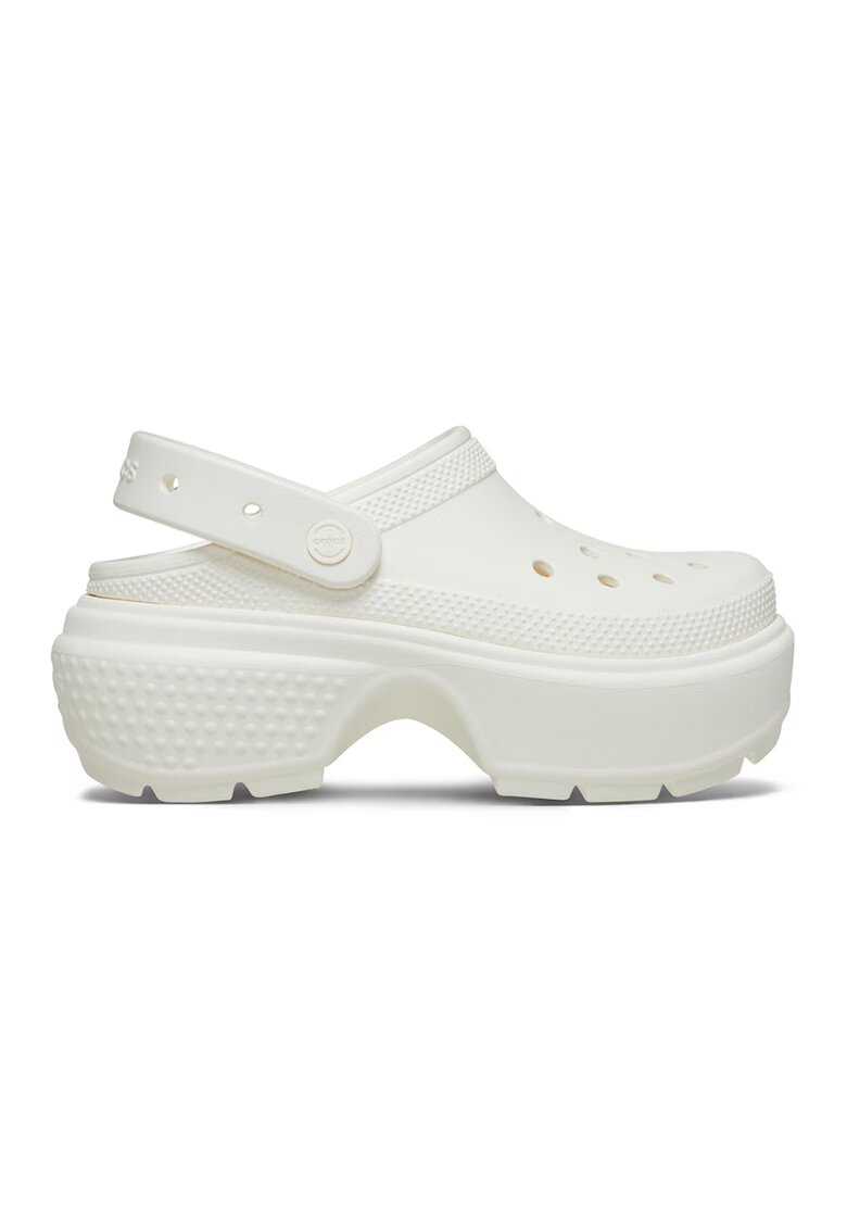 Crocs Унисекс полускосен крокс Stomp - Слонова кост