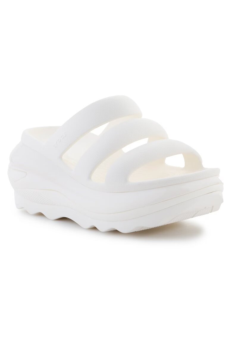 Crocs Универсални чехли Mega Crush Triple Strap - синтетични - кремави