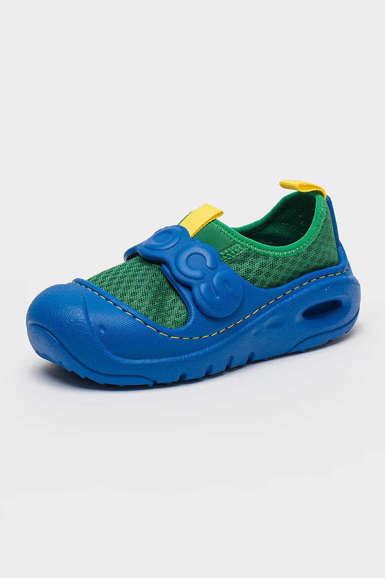 Crocs Водни обувки Swiftwater Splash с велкро Жълт/Бледозелен/Кралско Синьо