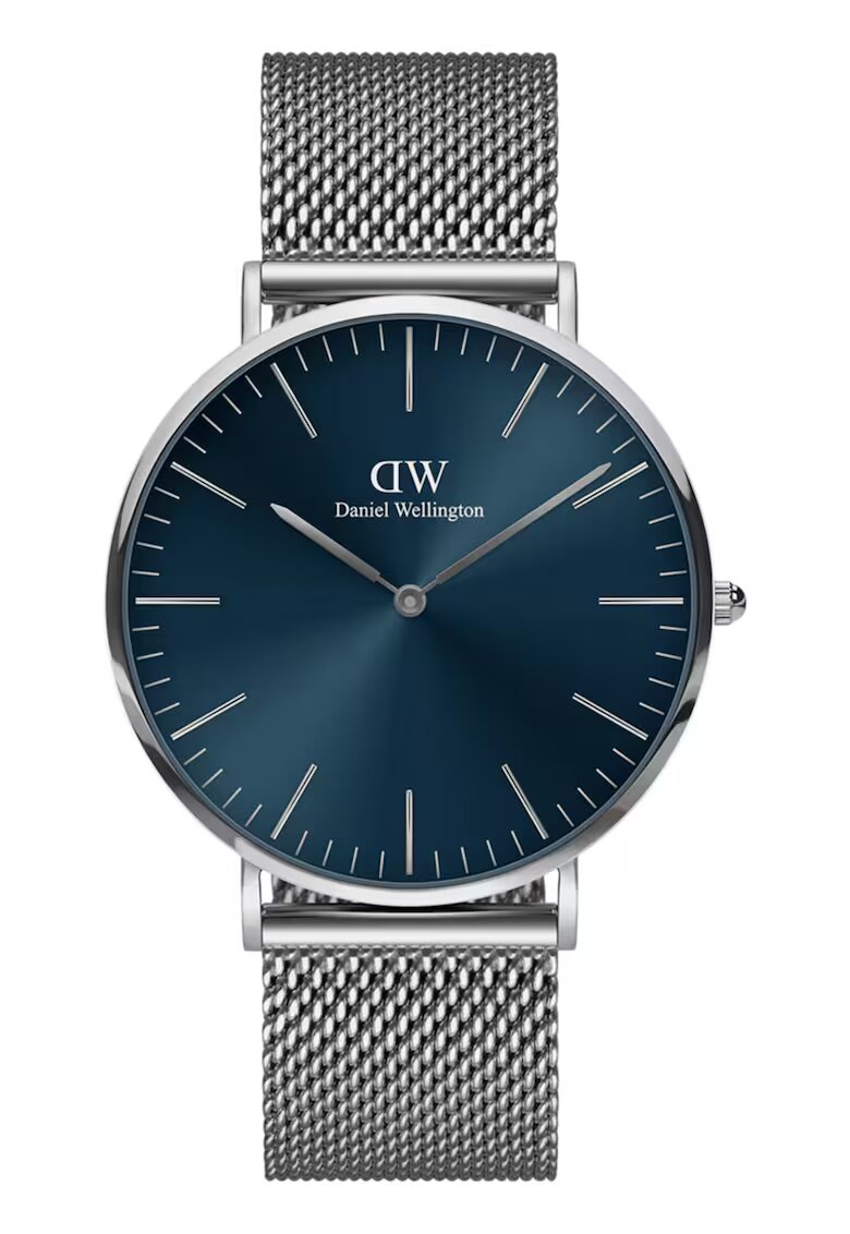Daniel Wellington Мъжки часовник кварцов - неръждаема стомана - сив циферблат - 40mm